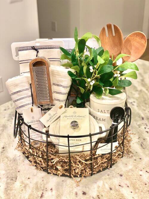 self care housewarming basket