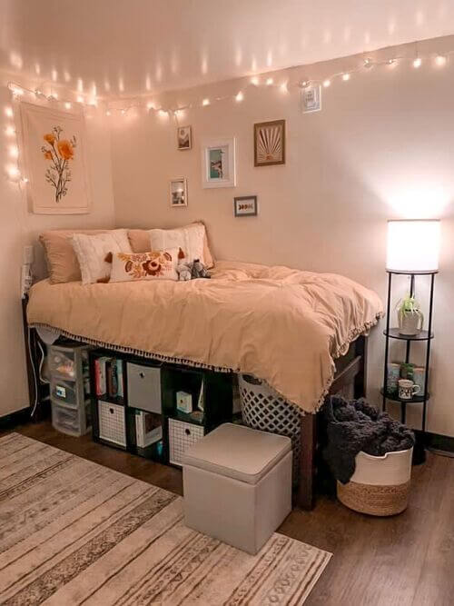 cozy neutral dorm colors