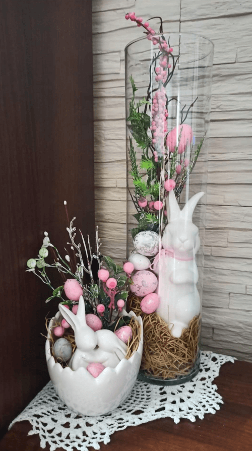 easter vase decor