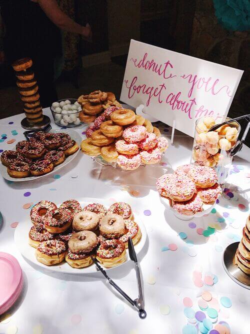 graduation party food station