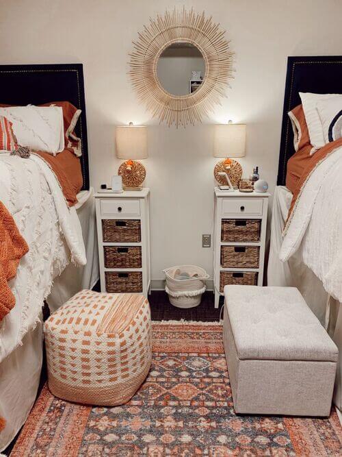 matching boho dorm