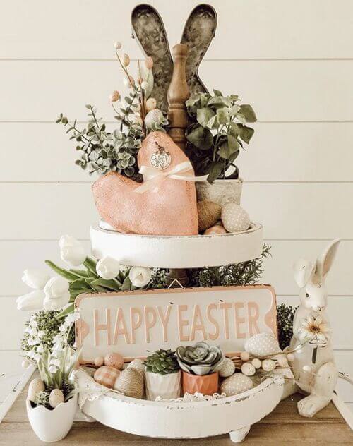 neutral easter decor ideas