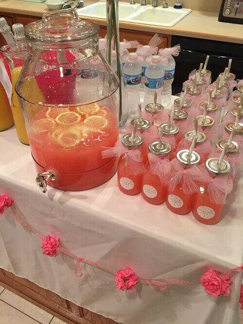 pink drinks grad party