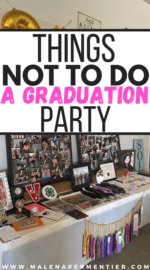 things not to do at a graduation party 2023