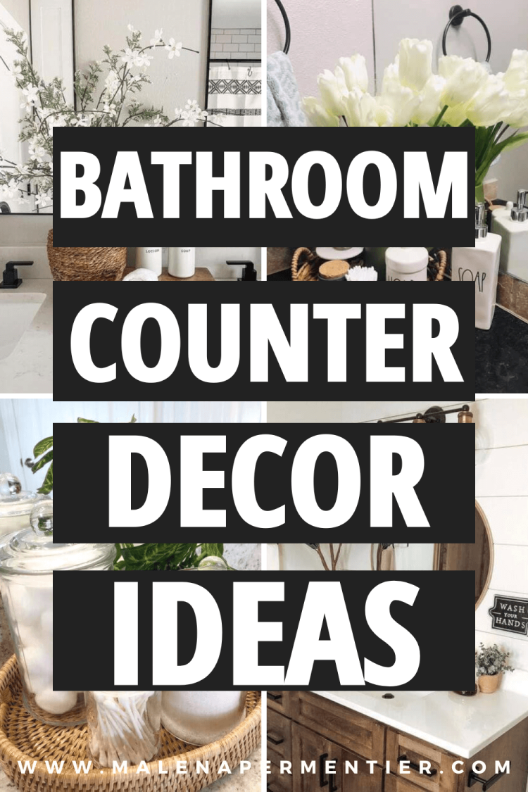 19 Smart Decorating Ideas For Bathroom Counters (That Look Insanely Cute)