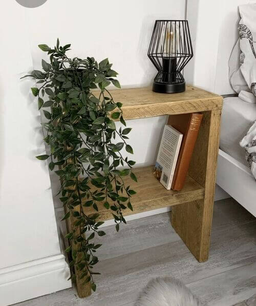 bedside table for small space