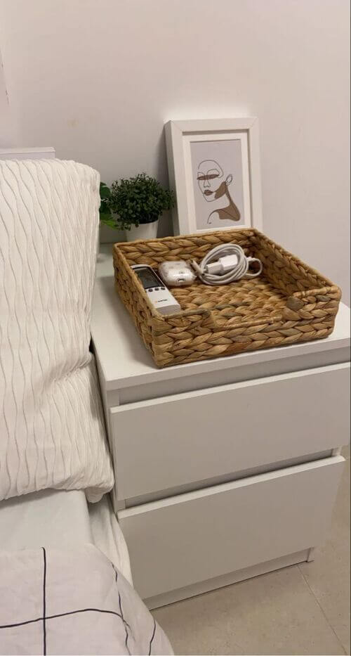 bedside table organizer