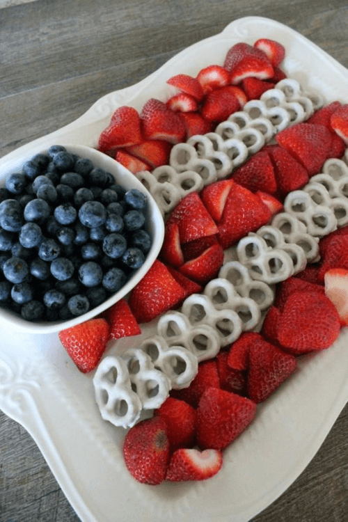 fruit platter 4th of july