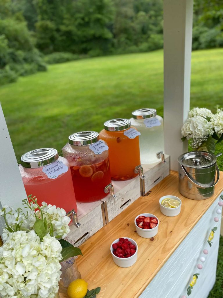 lemonade station for grad party