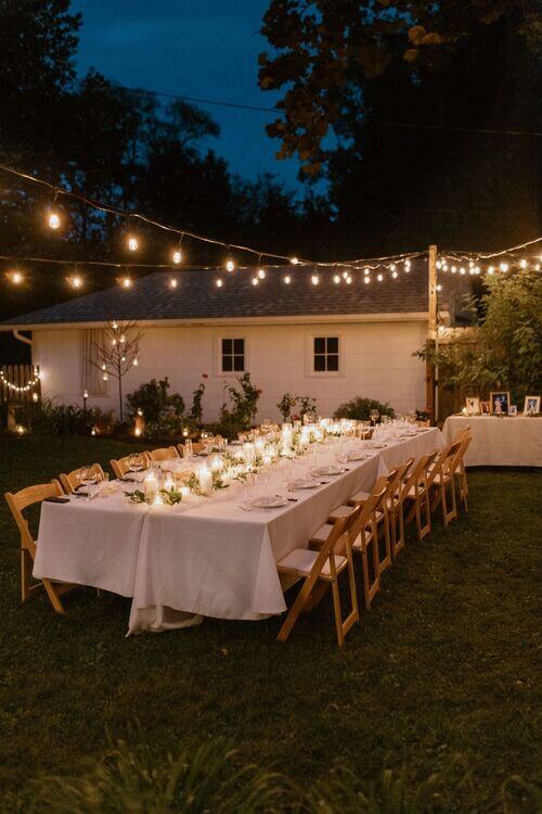 light ideas for grad party