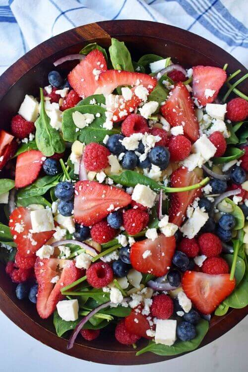 spinach berry salad