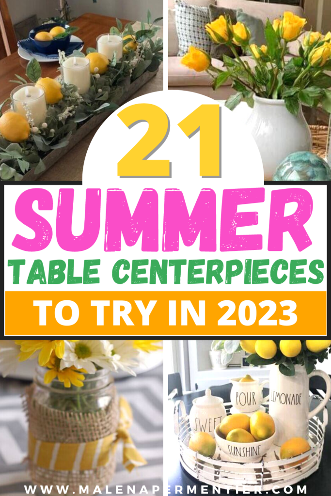 summer centerpiece ideas