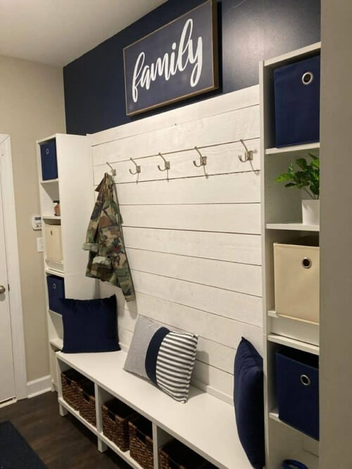 cheap diy mudroom ideas