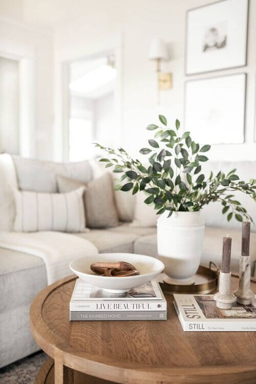 coffee table styling