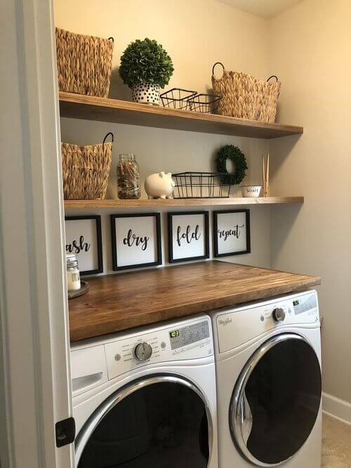 laundry room organization