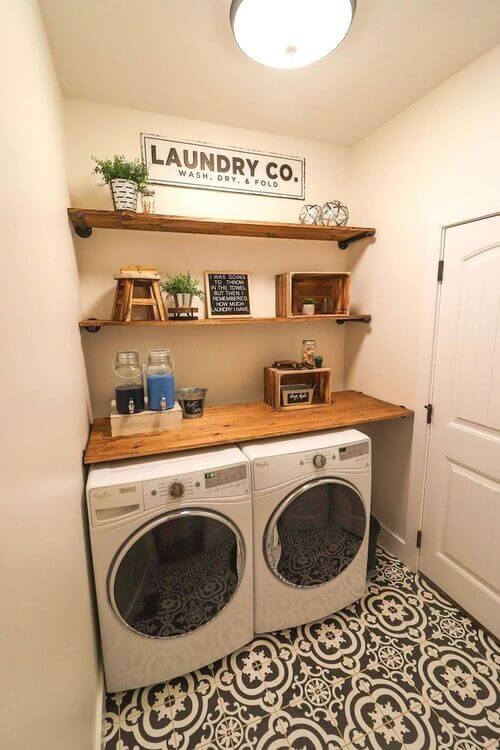 laundry room shelf ideas