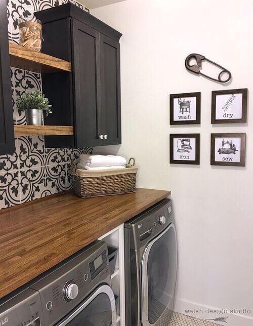 laundry room wall ideas