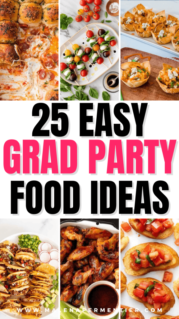 make ahead easy graduation party recipes ideas