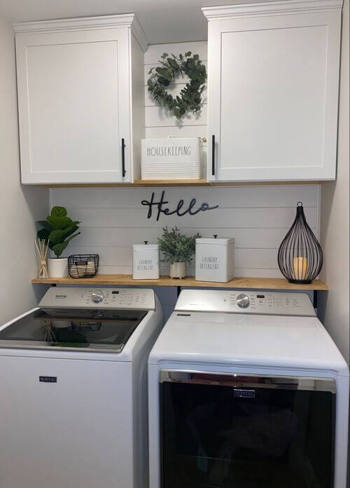 modern laundry room