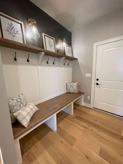 mudroom entry bench