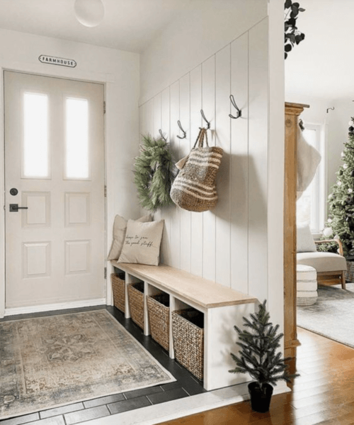 mudroom ideas with bench
