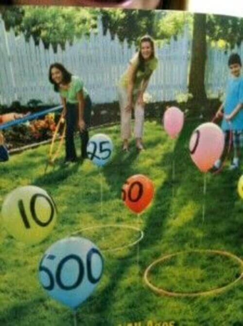 outdoor graduation party games