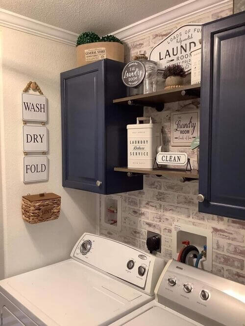 small laundry room