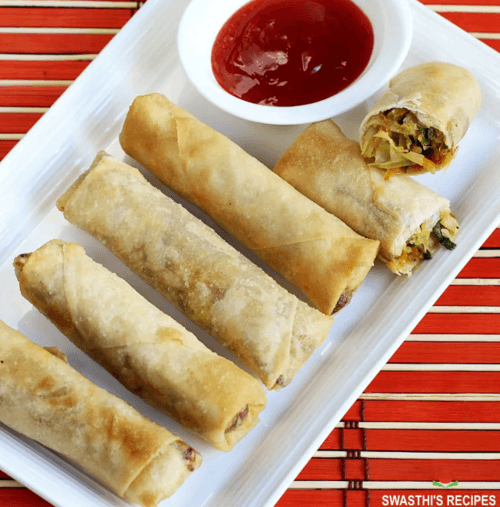 spring rolls veggie