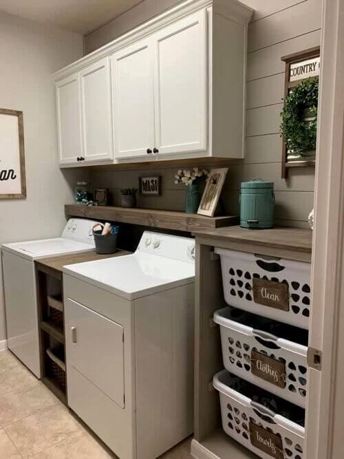 storage ideas for laundry room