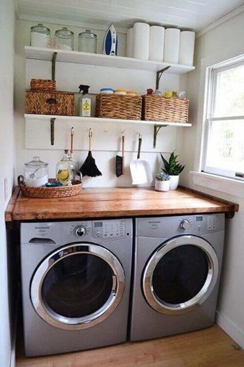 tiny laundry room