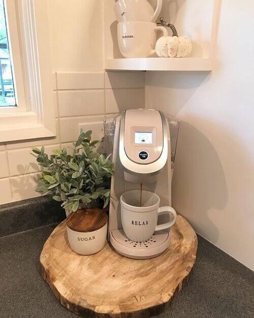 coffee bar ideas for small spaces