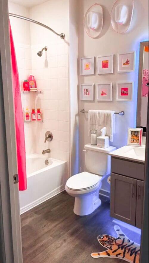 college dorm bathroom ideas