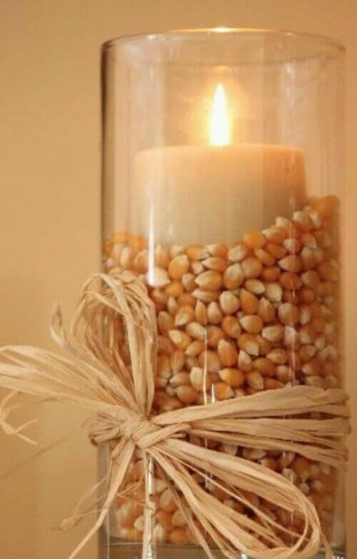 corn centerpiece fall