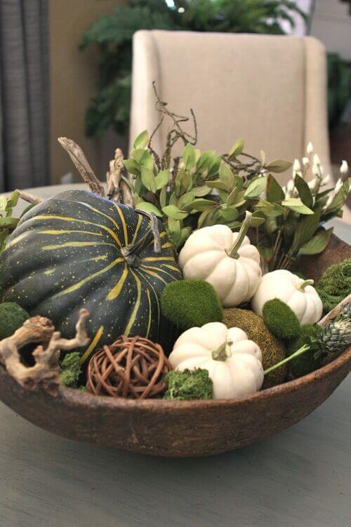 dining table fall centerpiece