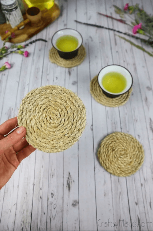 diy rope coasters