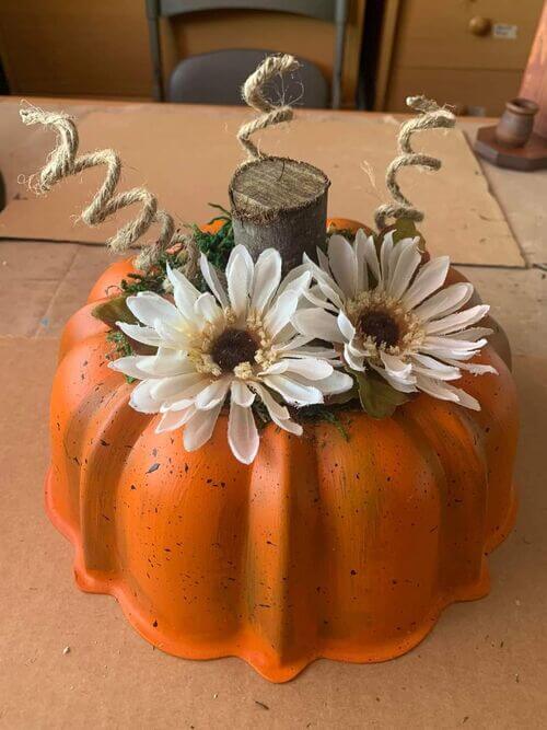 dollar tree fall centerpiece idea