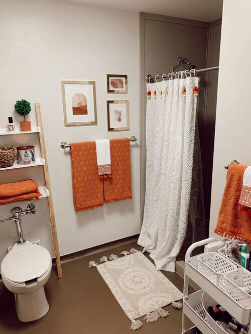 dorm bathroom ideas 