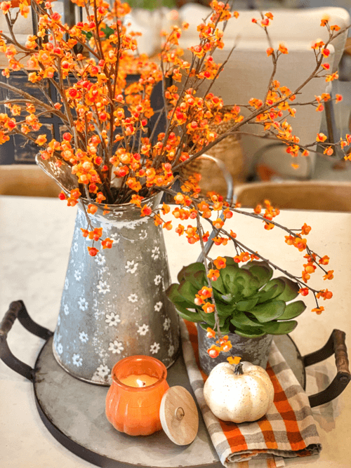 fall centerpieces diy dollar tree