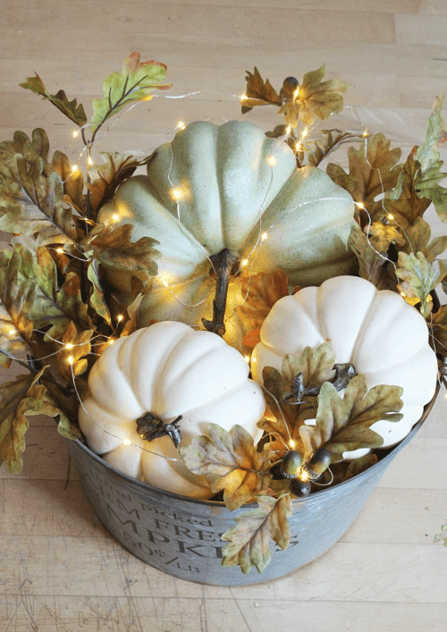 fall centerpieces diy pumpkins