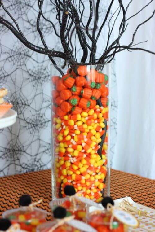 halloween candy centerpieces