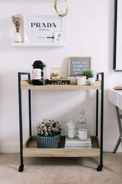 how to make a coffee bar at home
