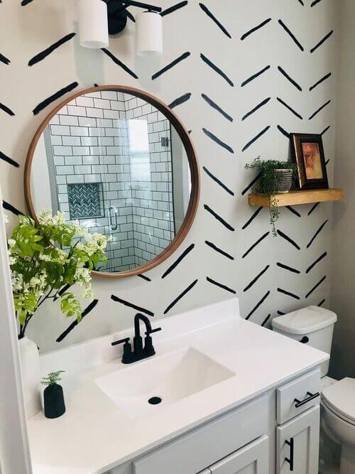 bathroom wallpaper ideas