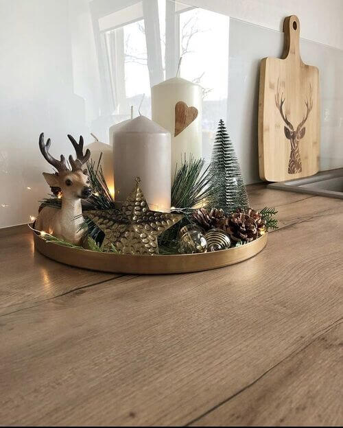 christmas counter decor