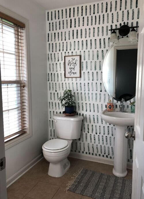 diy sponge technique bathroom walls