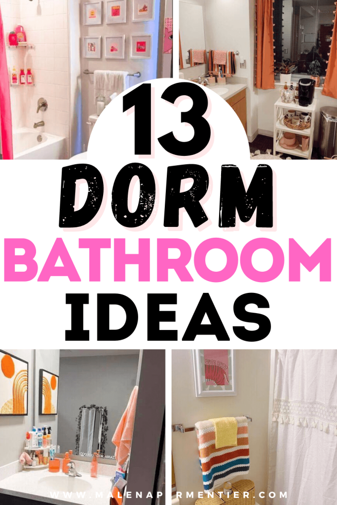 dorm room bathroom ideas