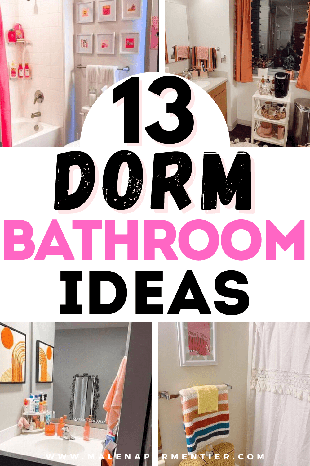13 Dorm Bathroom Ideas That Are Seriously Genius