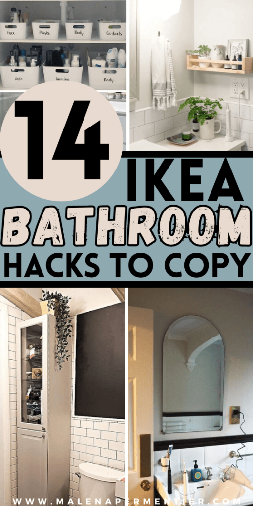 ikea bathroom hacks 