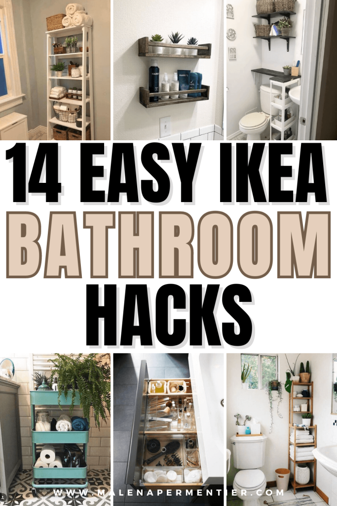 ikea bathroom hacks