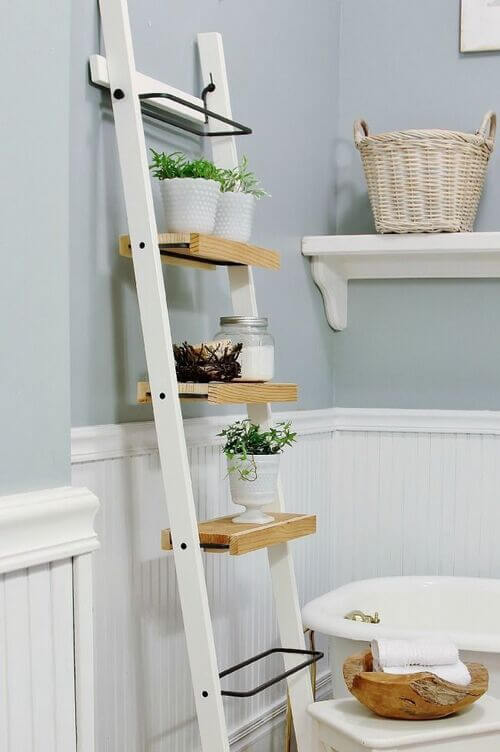 ikea bathroom shelf hack