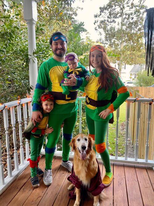 ninja turtles family costume